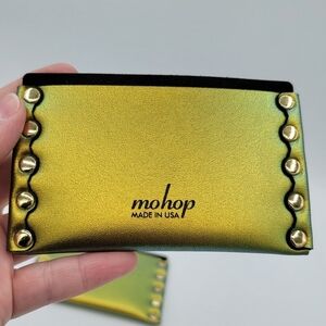 Iridescent Card Holder Vegan Leather New #2518
